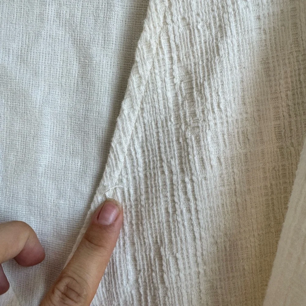 Madewell Wrap Vest Cottagecore Coastal Boho Tie Top L Clean Girl Summer - Picture 3 of 6